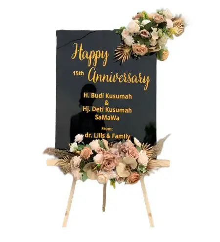 Papan Bunga Akrilik Sarang